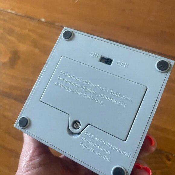 Minecraft Redstone Ore 3” Square Cube Night Light - Picture 4 of 6